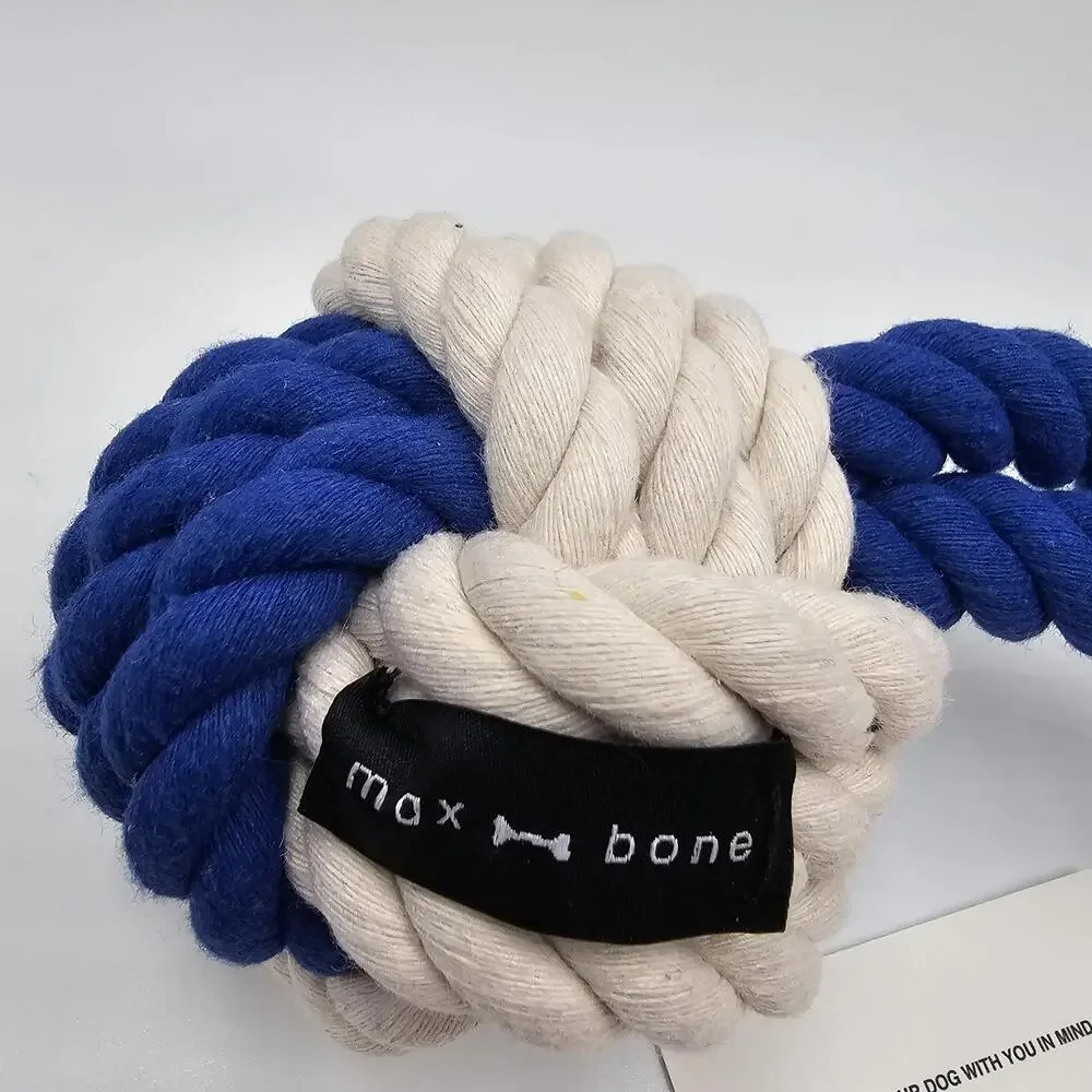 Max‎ Bone Rope Dog Toy Canine Chew Toy